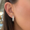 Sophie Double Sided Diamond Hoop Earrings 6.05 ctw