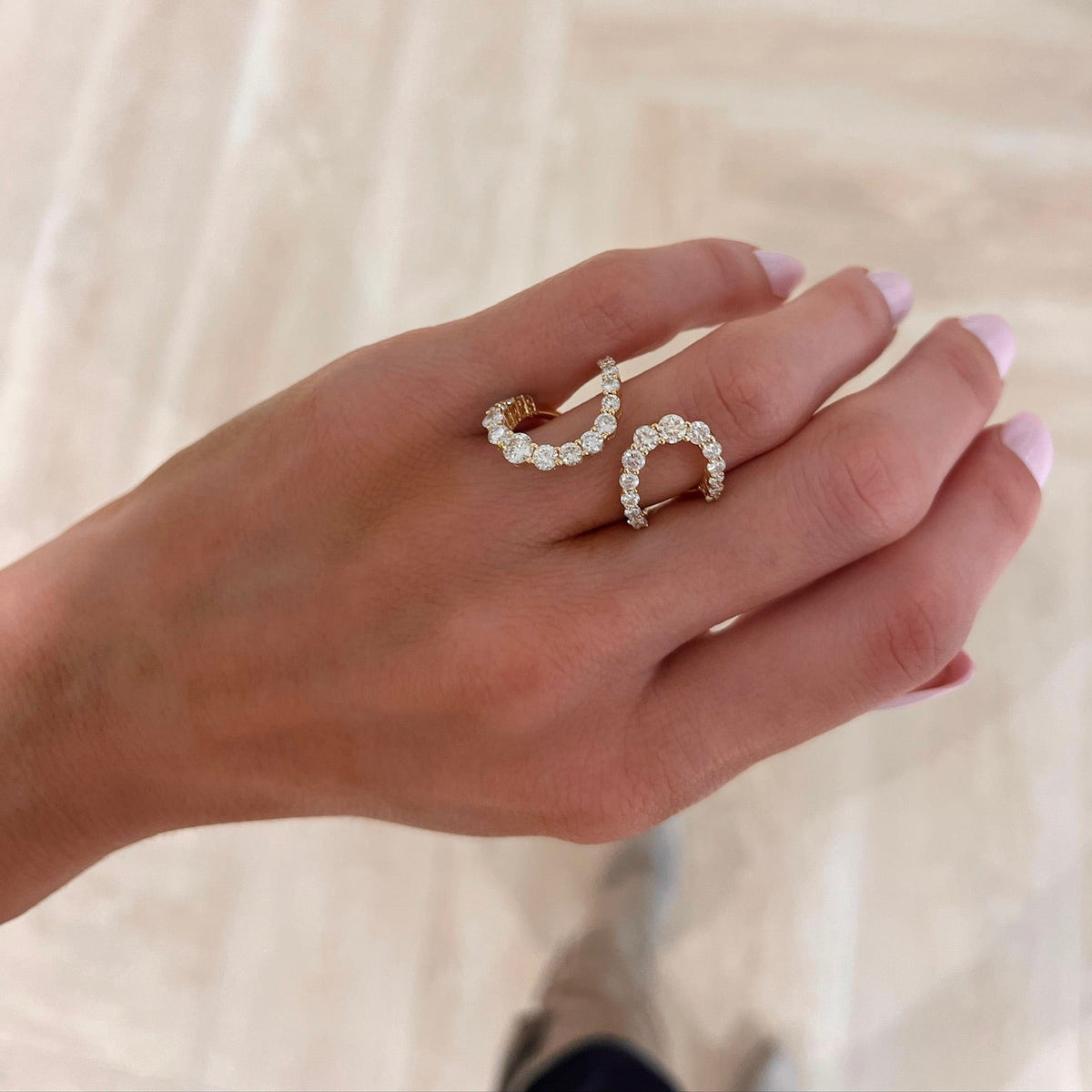 Swirl ring double
