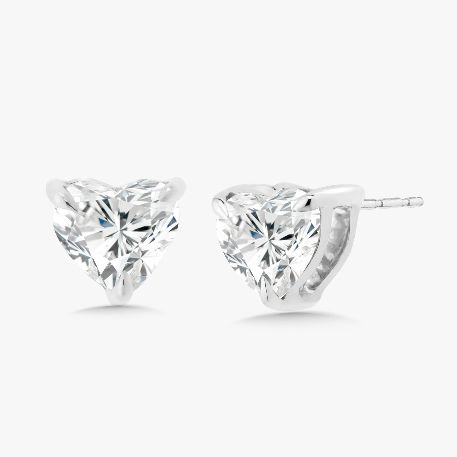 Taytum Heart Diamond Stud Earrings – RWFJ