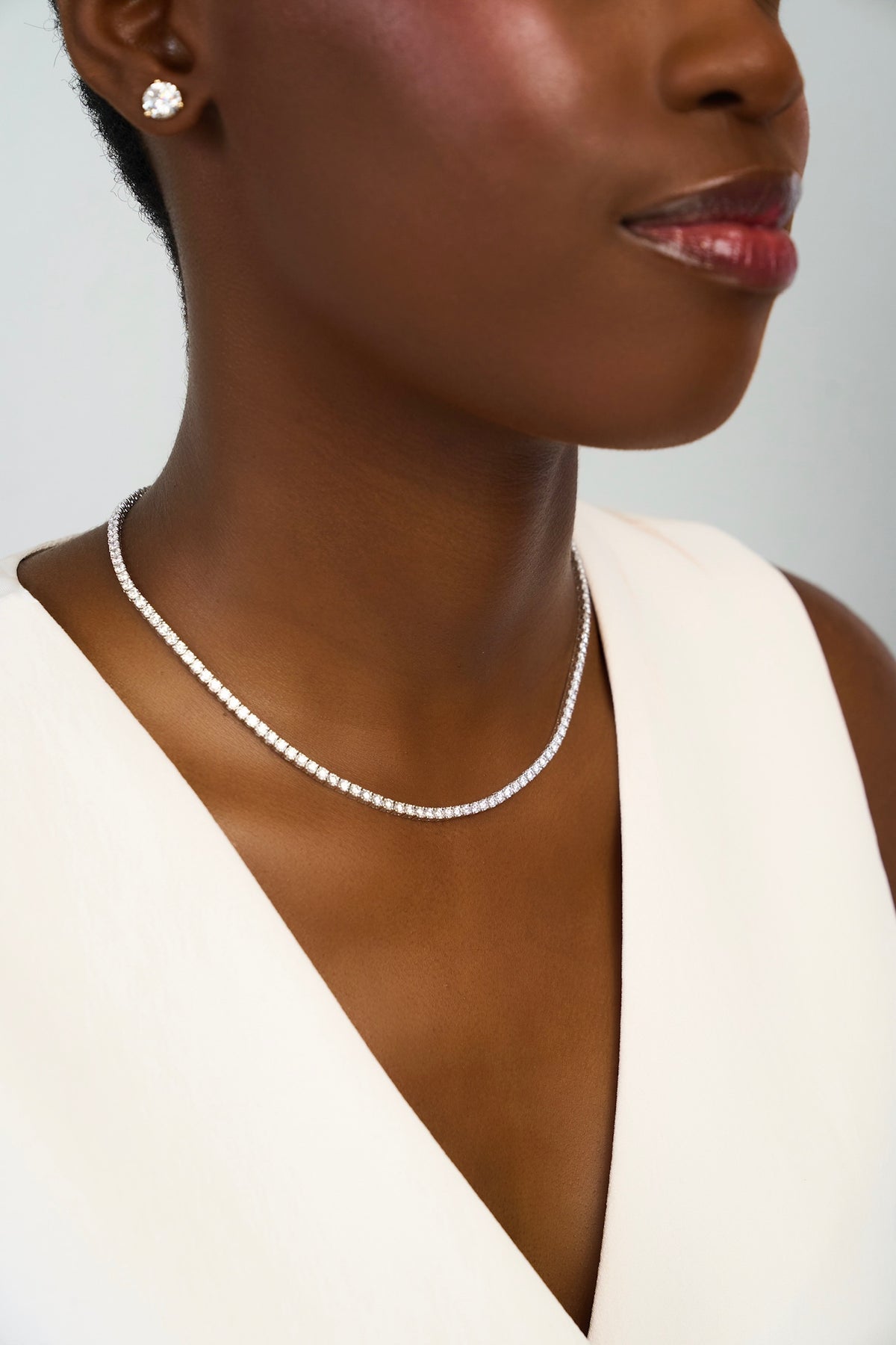 *Flash Sale* Lab Grown Diamond Tennis Necklace 10 ctw - Extra 20% Off Applied in Cart