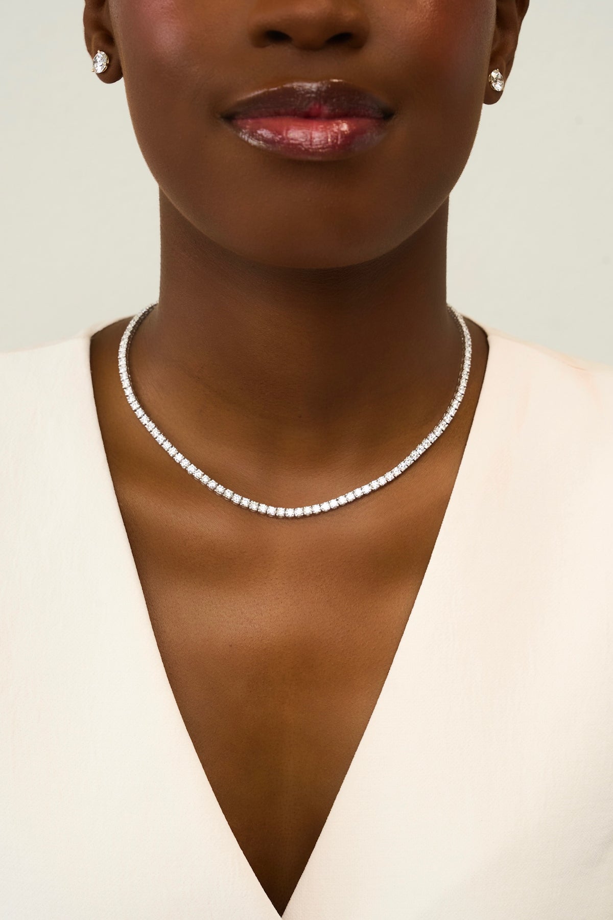 *Flash Sale* Lab Grown Diamond Tennis Necklace 15 ctw (Emily's choice) - Extra 20% Off Applied in Cart