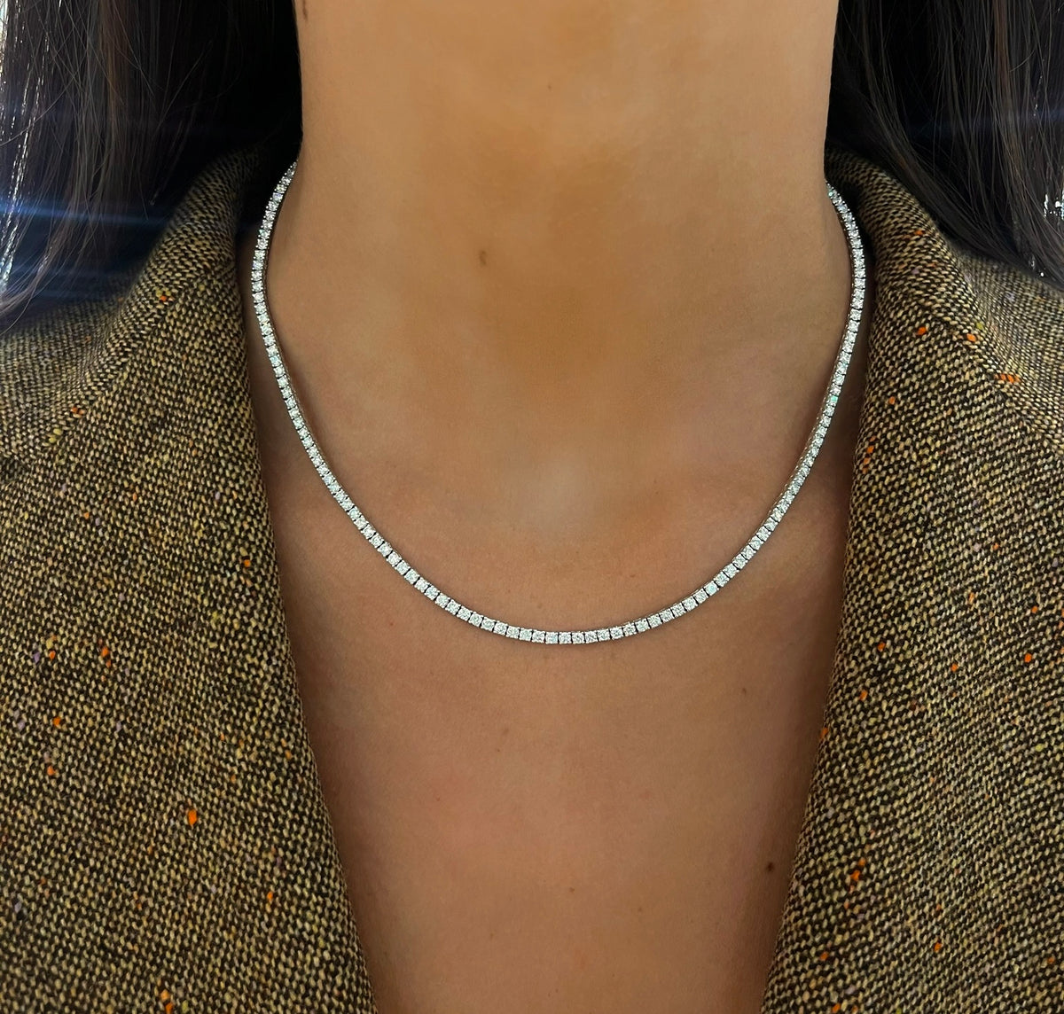 *Flash Sale* Lab Grown Diamond Tennis Necklace 6 ctw - Extra 20% Off Applied in Cart