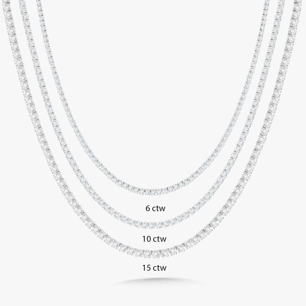 *Flash Sale* Lab Grown Diamond Tennis Necklace 15 ctw (Emily's choice) - Extra 20% Off Applied in Cart