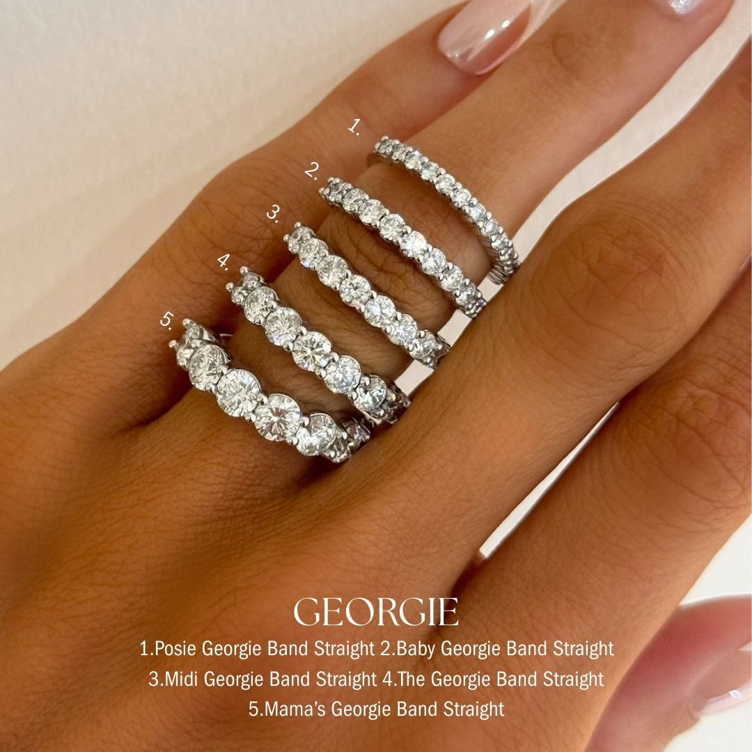 The Georgie Straight Band collection. WG Posie georgie band, WG Baby georgie band, WG Midi georgie band, WG The georgie band, WG mama's georgie band