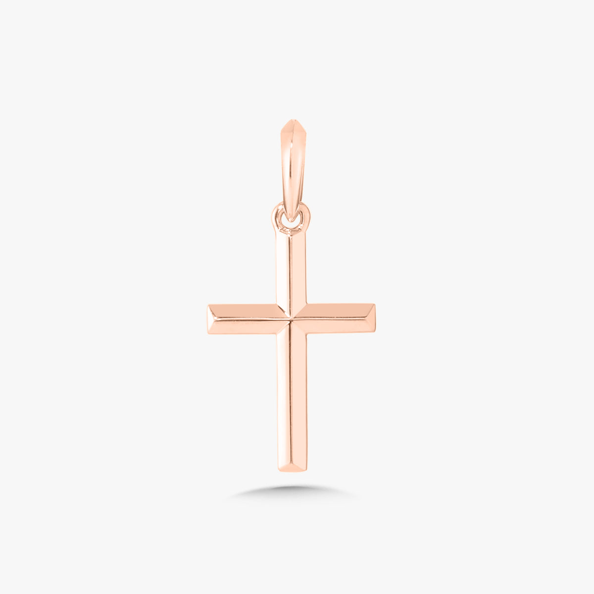 The Lamb Mens 14k Polished Cross Charm
