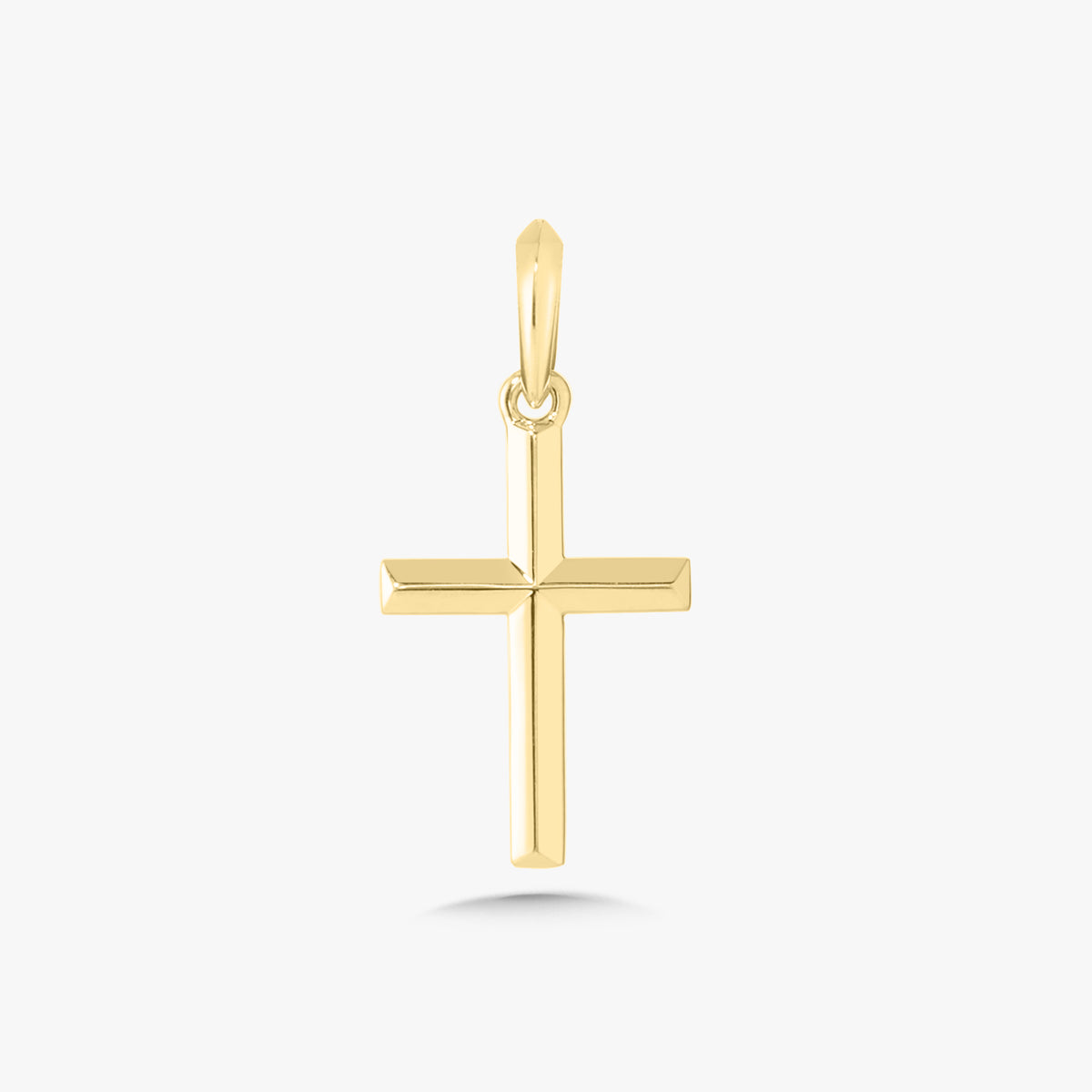 The Lamb Mens 14k Polished Cross Charm