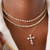The Charlie Cloud® Multi-Way Floating Diamond Choker & Tennis Bracelet 12.24 ctw