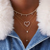 Little Posie Charlie Cloud® Floating Diamond Heart Necklace 0.56 ctw, Little Posie Charlie Cloud® Floating Diamond Heart Necklace 0.56 ctw