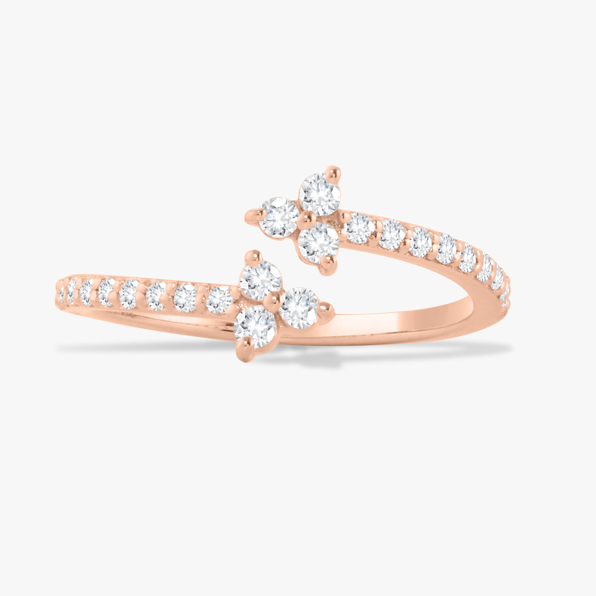 Trilogy Crossover Floating Diamond Ring