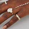 "It girl" Multi Mixed Shape Diamond Hand Chain 2.65 ctw