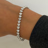 Mayfair Diamond Heart Tennis Bracelet 12.15 ctw