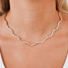 Welle Wavy Adjustable Collar Necklace