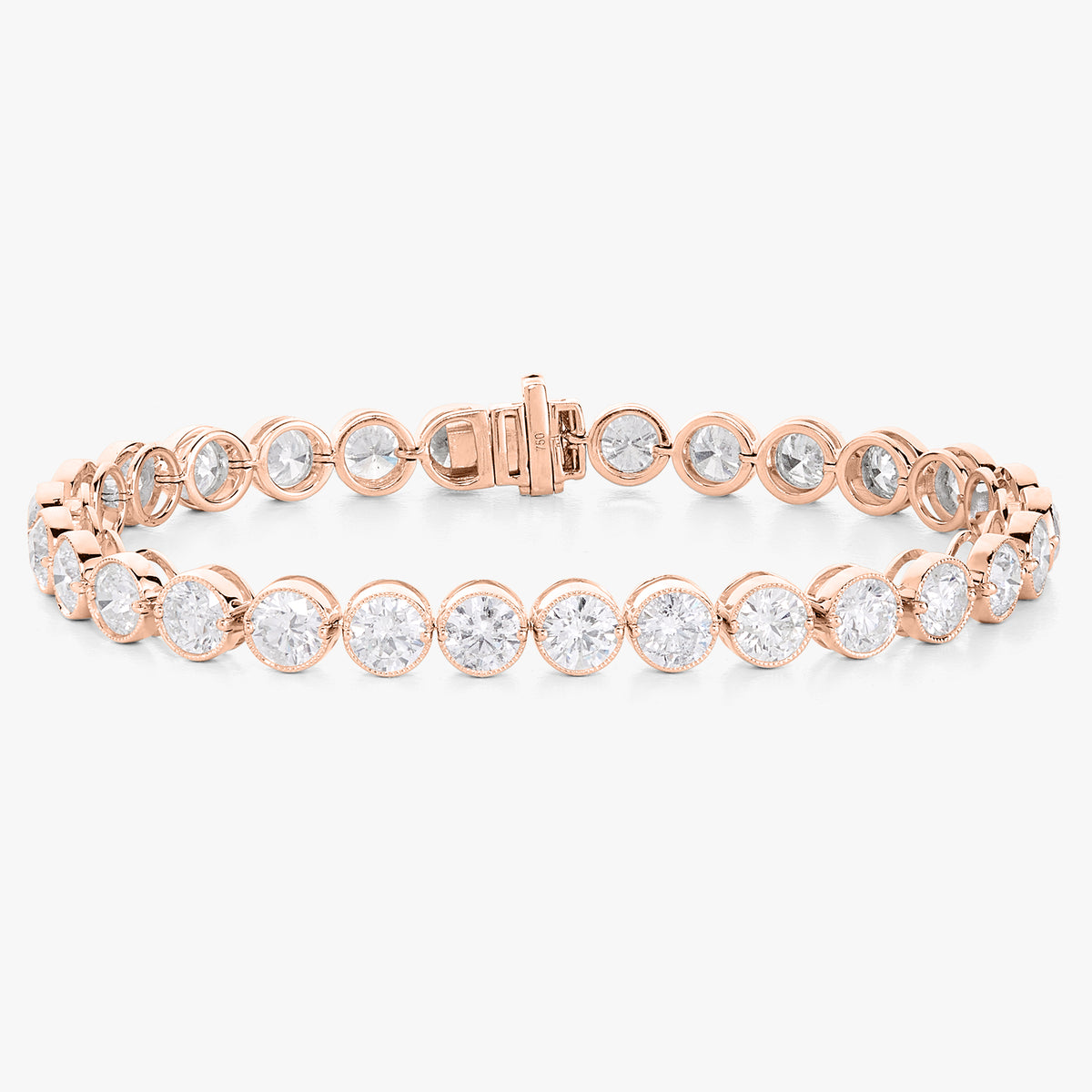 Mama's Milgrain Tennis Bracelet 14.60 ctw.