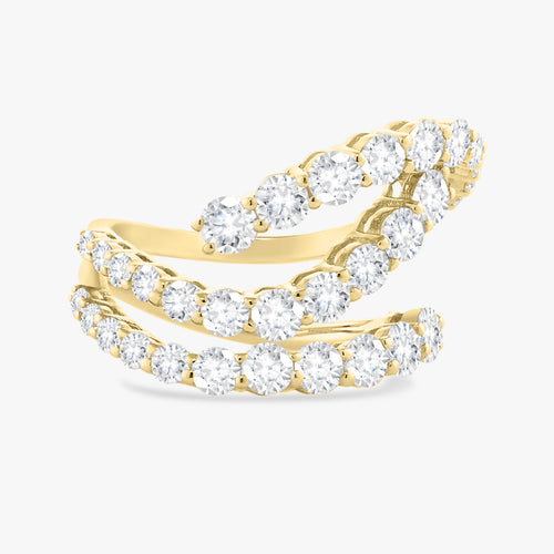 YG Verity Diamond Swirl Ring 2.94 ctw