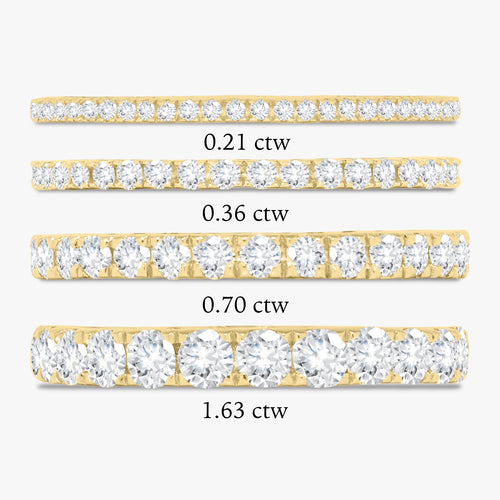 Zara Diamond Eternity Stacking Bands