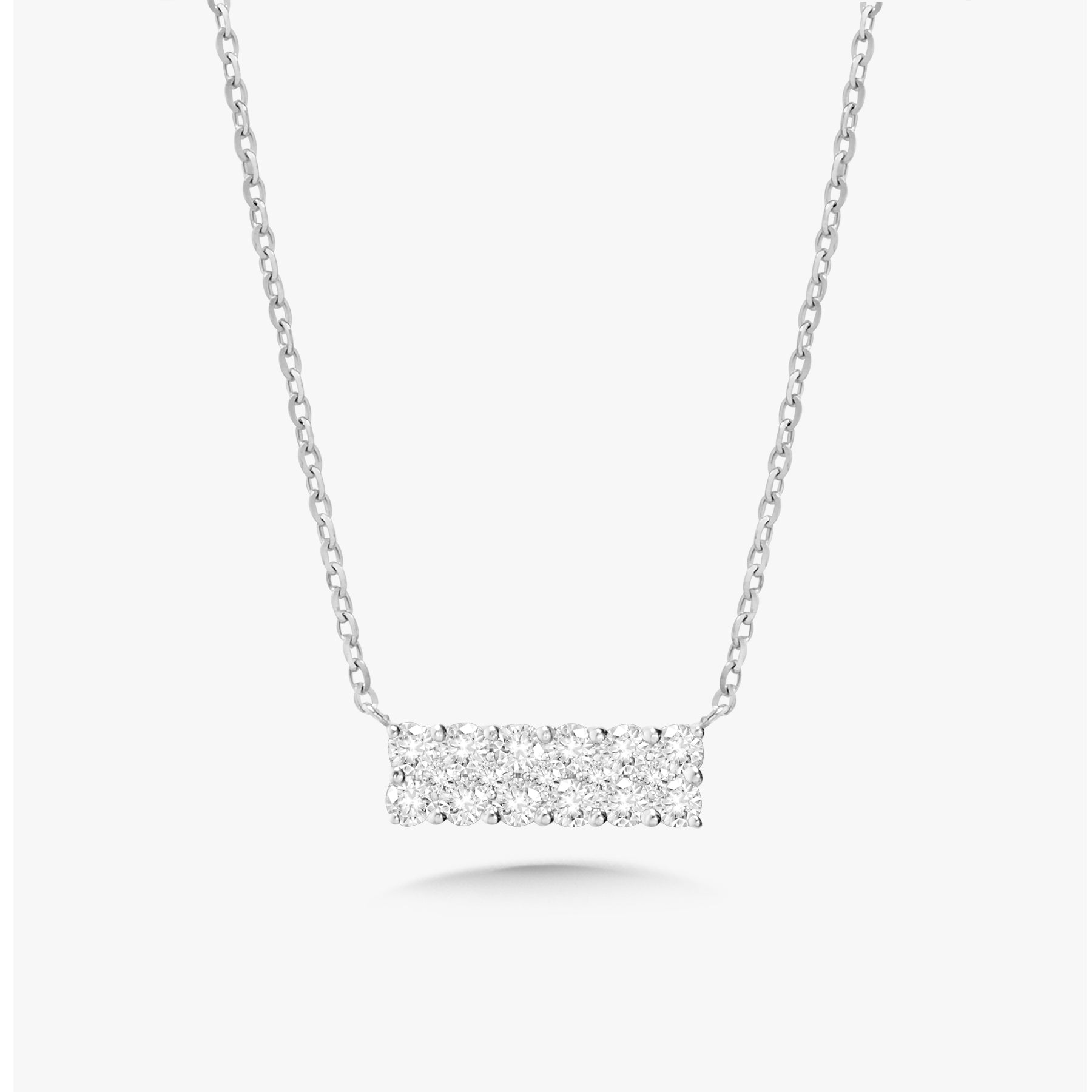 OX JEWELRY High-end 2WAY Bar Necklace