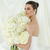 magnolia floral pave earrings- bridal earrings