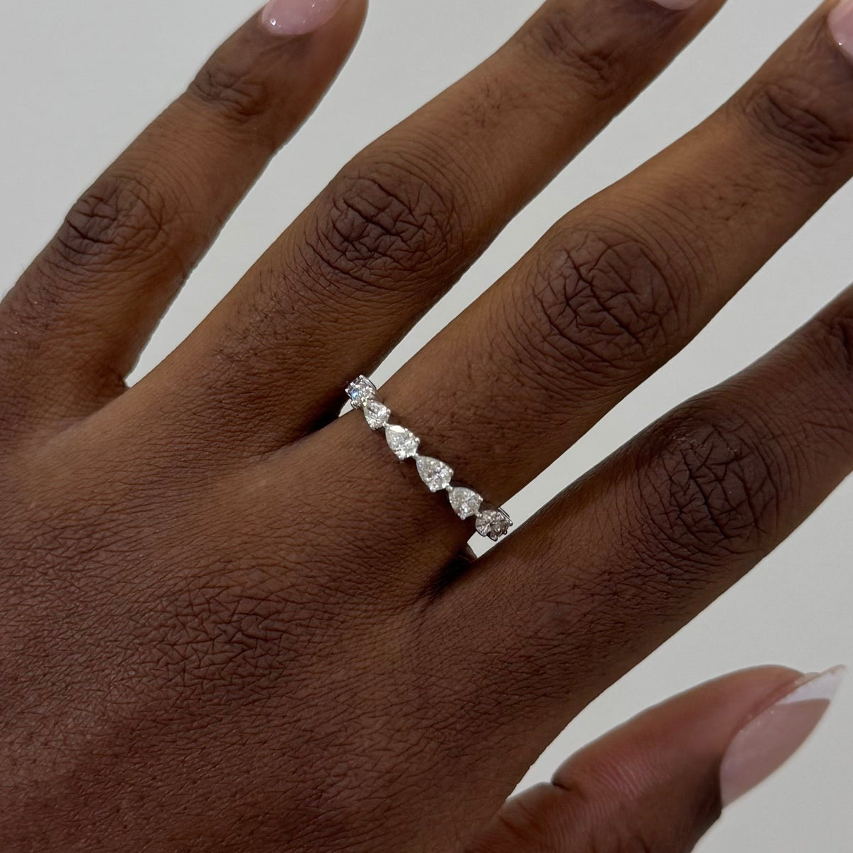 chasing pears diamond band 