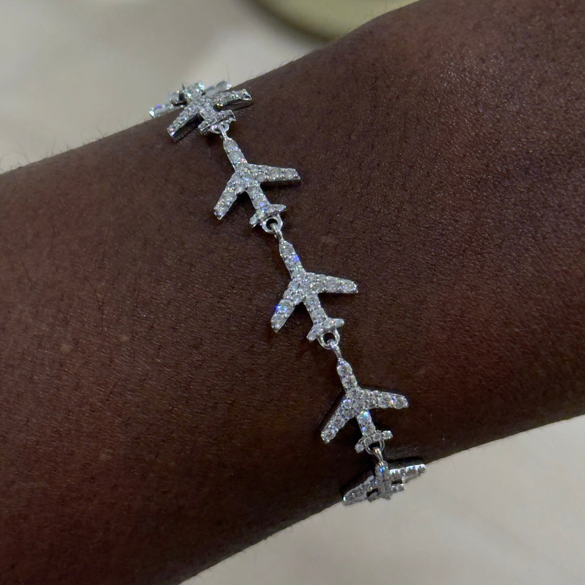 cloud 9 airplane bracelet