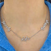 custom handwritten name necklace multiple 