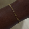 dani paperclip chain bracelet