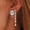emerald studs 6 ctw