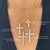 RW Fine Cross collection YG, Georgie cross YG, Gracie Cross YG, and Khloe cross YG