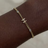 initial cuban link bracelet