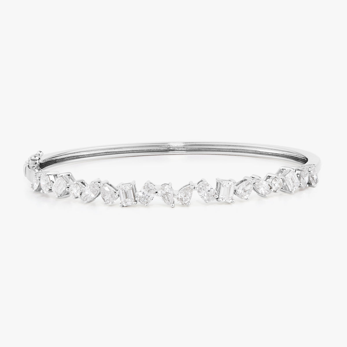 Kehlani Multi-Shape Diamond Bangle Bracelet 3.08 ctw