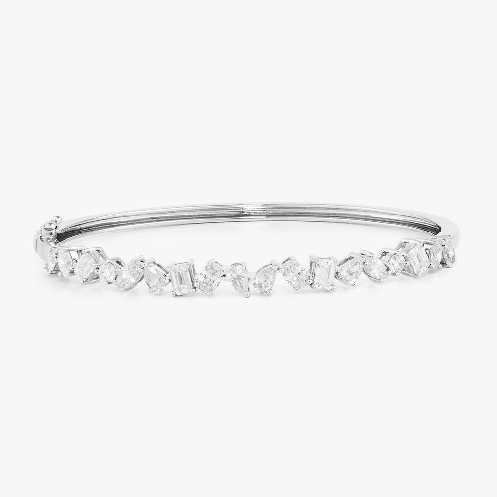 Kehlani Multi Mixed Shape Diamond Bangle Bracelet 3.08 ctw – RWFJ
