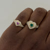 mini and mamas signet heart ring 
