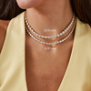 Odessa East to West Oval Bezel Set Tennis Necklace 11.97 ctw & 22.51 ctw