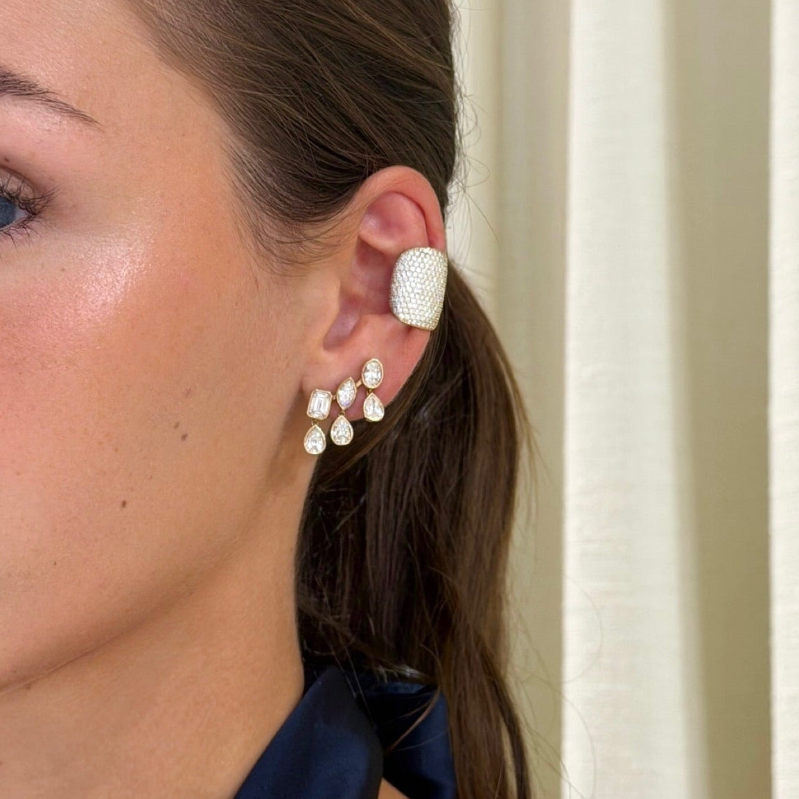 Pave Diamond Ear Cuff and mckinsey small