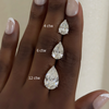pear diamond stud earrings 