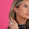 6 ctw WG diamond stud earrings