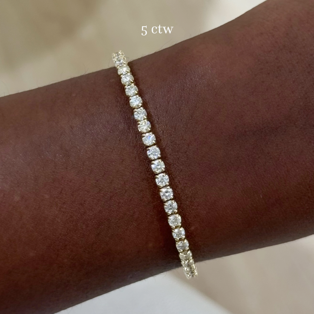 Rwfinejewelery diana tennis bracelet 5 ctw