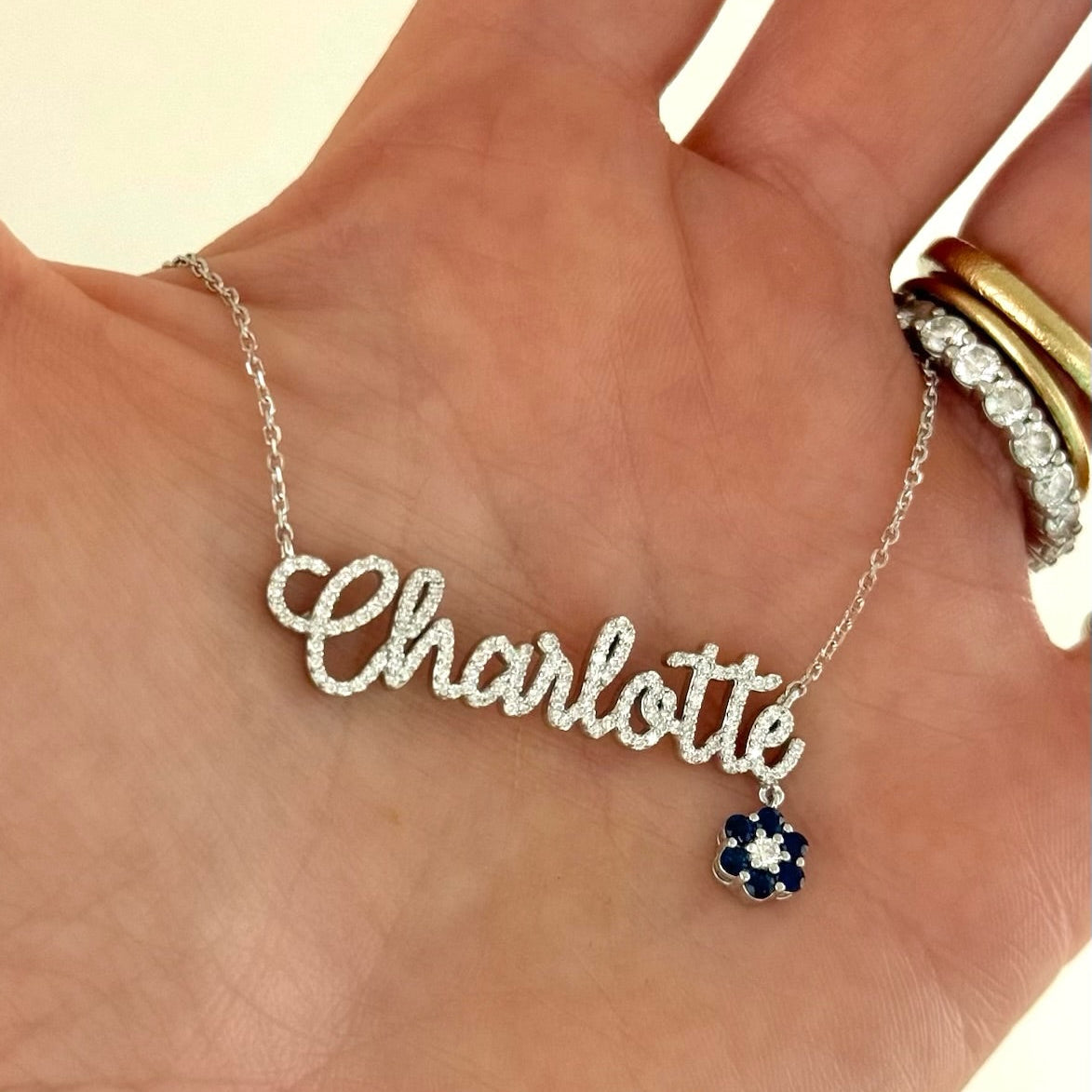custom handwritten necklace 