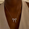 rwfine jewelry midi Charlie Cloud®  hollis bow necklace