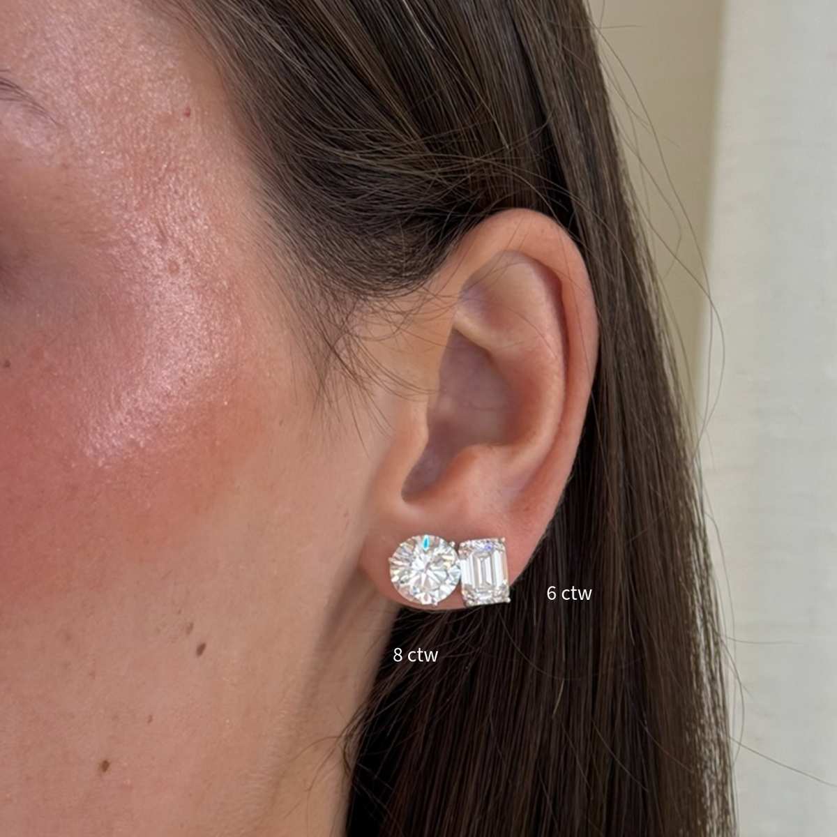 stud earring stack