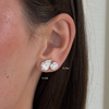 stud earring stack