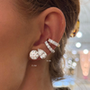 stud earrings and new cuff earrings 