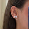 stud earring stack