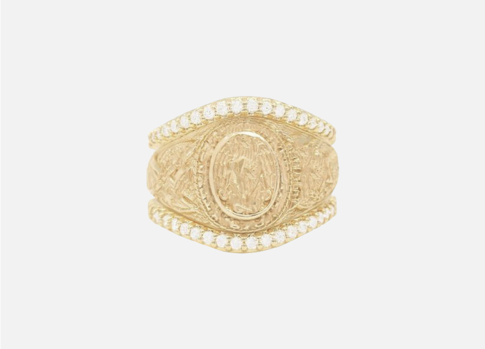 Without-Stone Men's A & M College Of Texas Aggie Ring 14k Yellow Gold  Finish | eBay