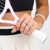 West Baguette Crossover Ring