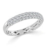 Adalyn Pave Diamond Band White Gold