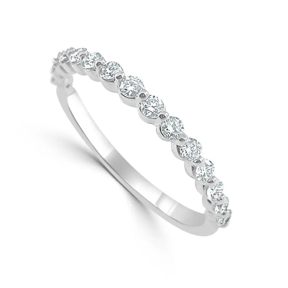 Paige Subtly Scalloped Diamond Band