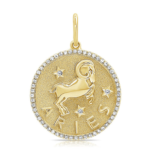 Zodiac Diamond Charm