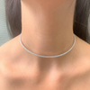 As if Adjustable Diamond Choker Necklace