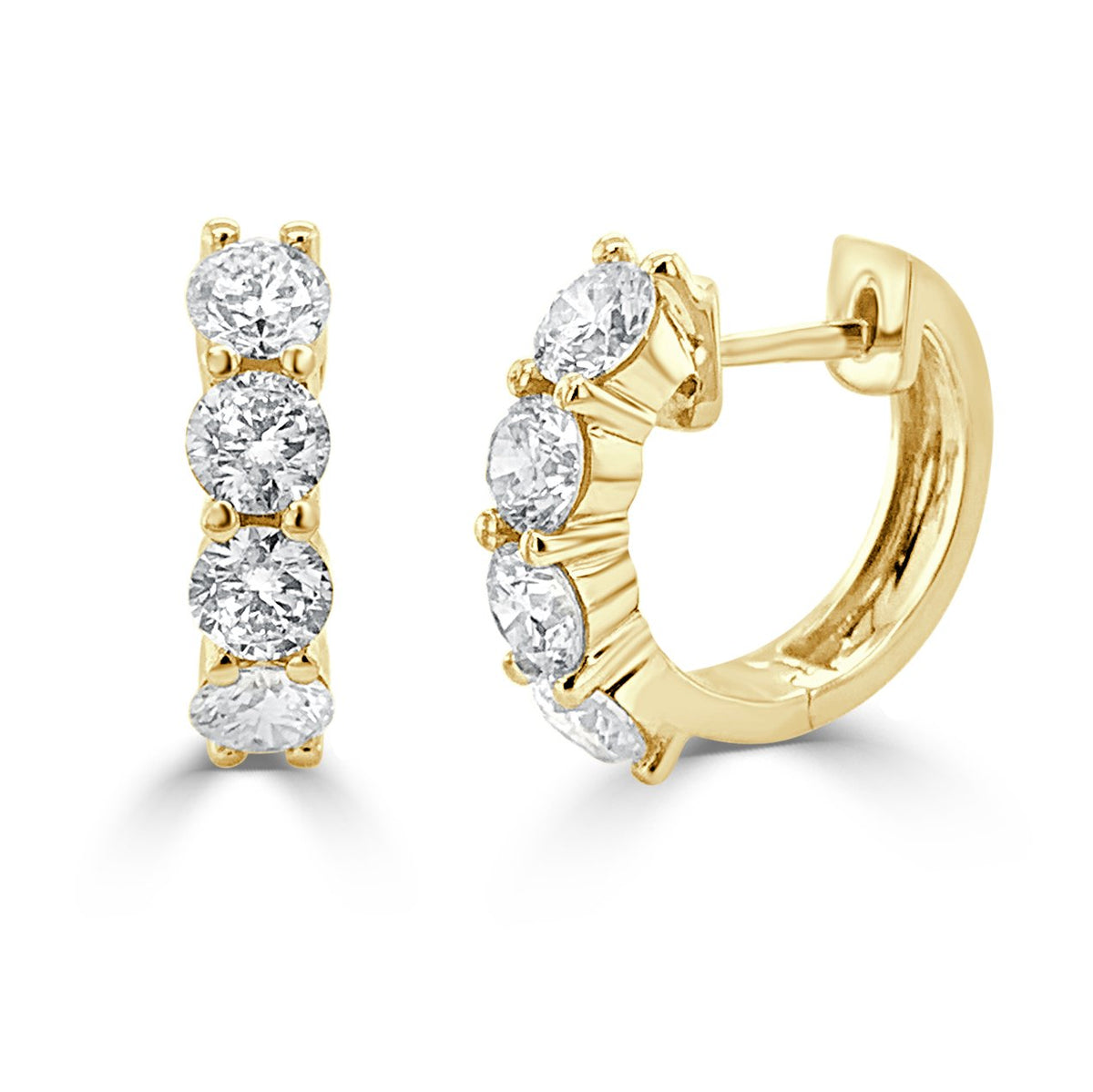 Little Georgie Diamond Huggie Earrings – RW Fine Jewelry