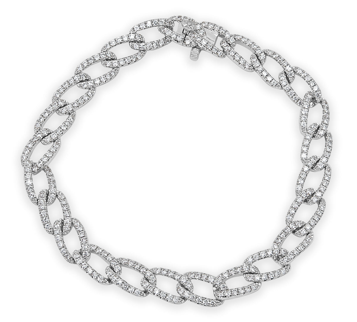 Khloe Paved Diamond Link Bracelet